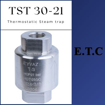 Thermostatic Steam Trap TST 30-21  Thermostatic Steam Trap TST 30-21 Thermostatic Steam Trap Type TST 30-21