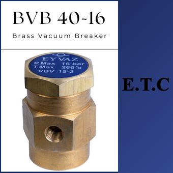 Brass Vacuum Breaker type BVB 40-16  Brass Vacuum Breaker type BVB 40-16 Brass Vacuum Breaker type BVB 40-16