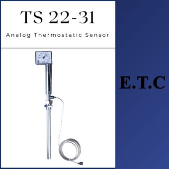 Analog Thermostatic Sensor TS Type 22-31  Analog Thermostatic Sensor TS Type 22-31 Analog Thermostatic Sensor TS Type 22-31