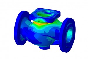 Th analyzation of working pressure valve body