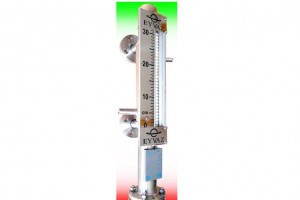 The production of magnetic level gauge with heating jacket