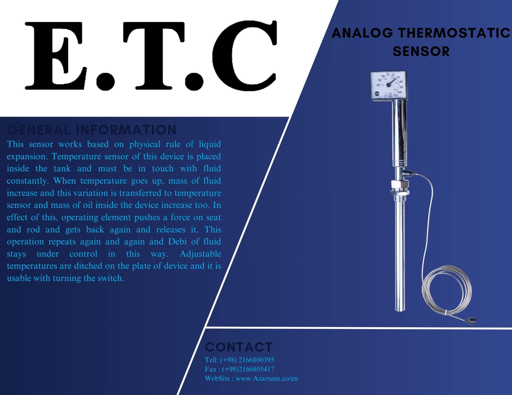  Analog Thermostatic Sensor